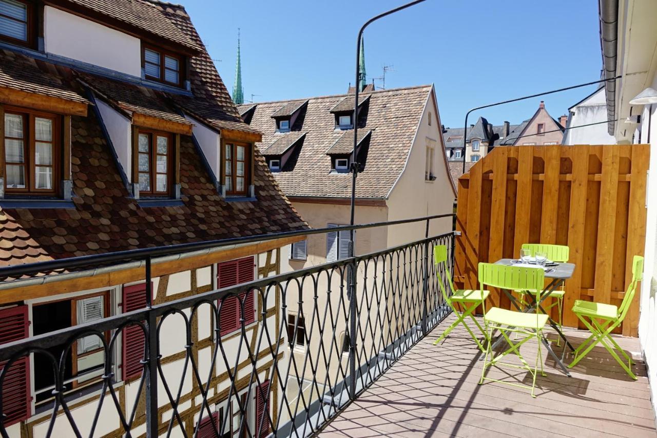 L'Appart Du Quai Avec Terrasse สตราสบูร์ก ภายนอก รูปภาพ
