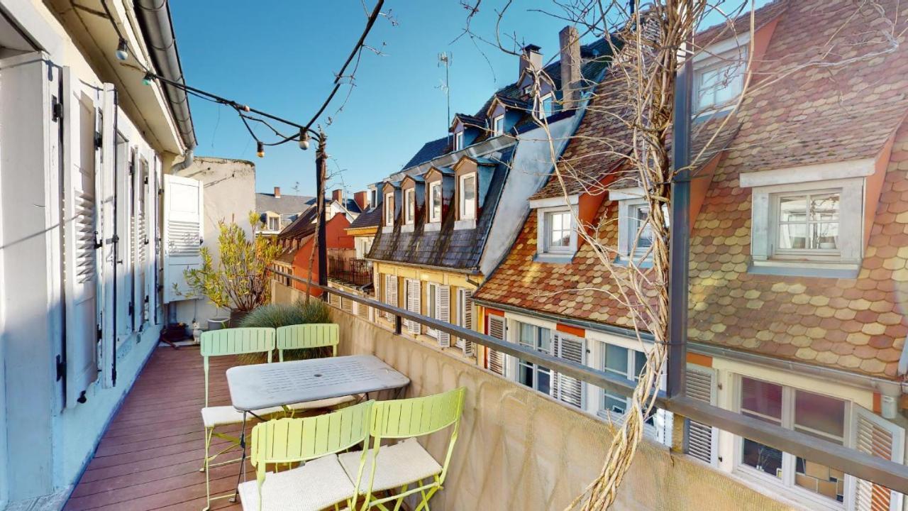 L'Appart Du Quai Avec Terrasse สตราสบูร์ก ภายนอก รูปภาพ